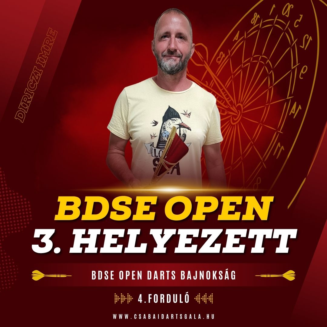 Diriczi Imre, harmadik helyezett open kategória